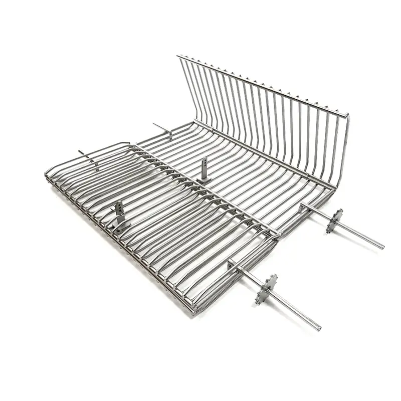 Folding Clamp for Rotary Oven