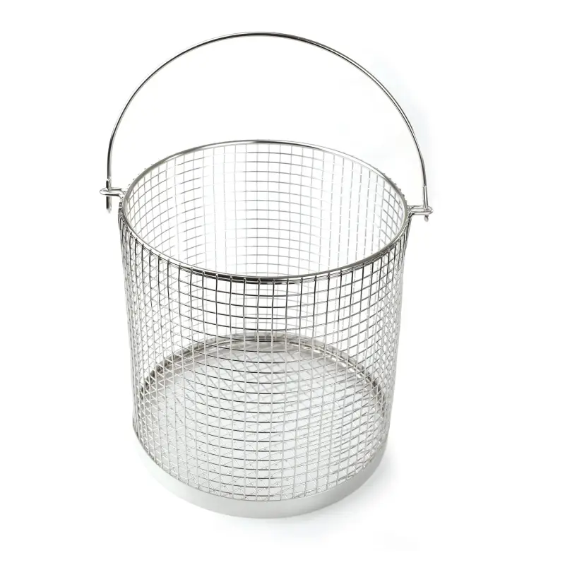 Stainless Steel Round Draining and Cleaning Basket