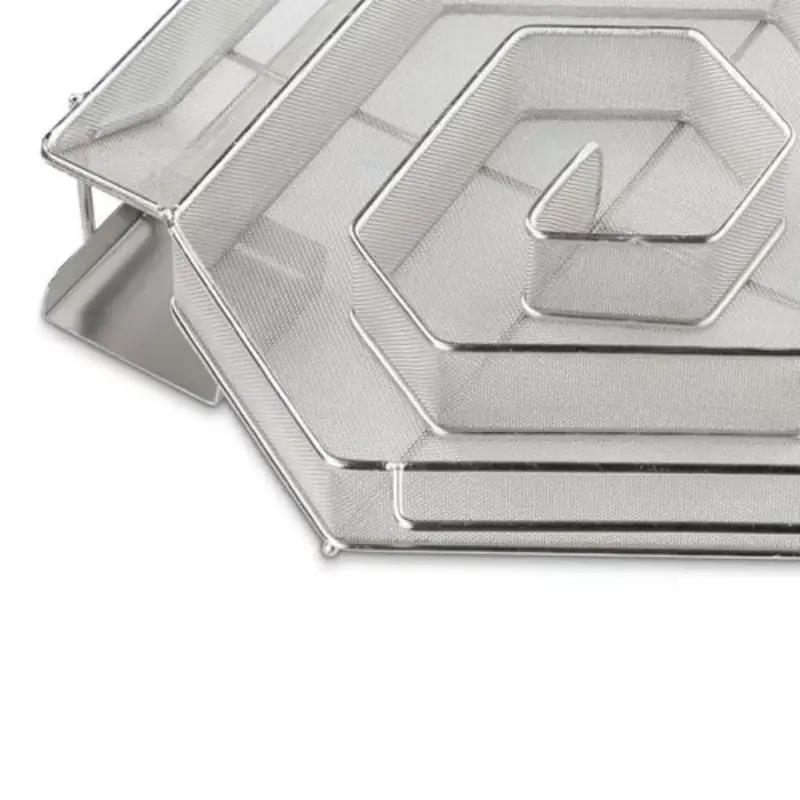 Stainless Steel Hexagonal Smoking Tray