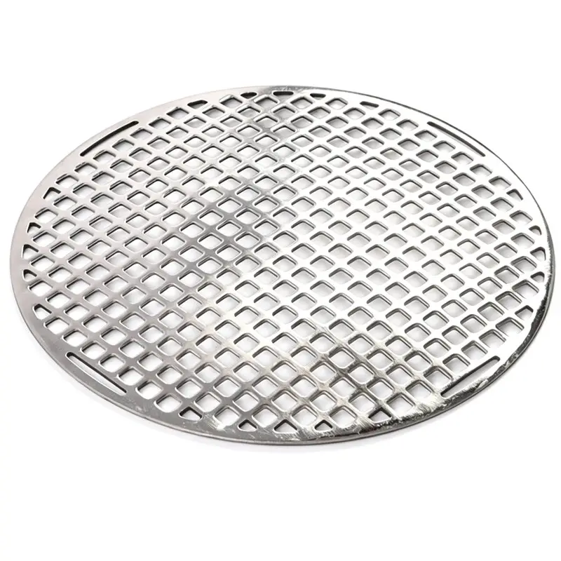 Round Expanded & Woven Mesh BBQ Grate with Seamless Edge Banding