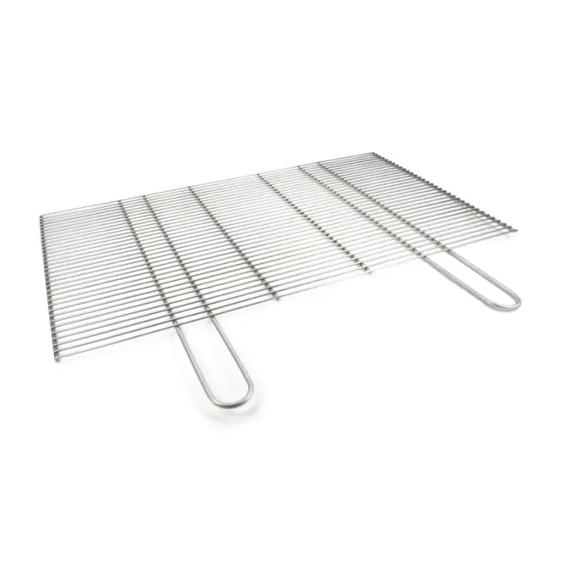 Rectangular Stainless Steel Wire Grate with Grip Handle