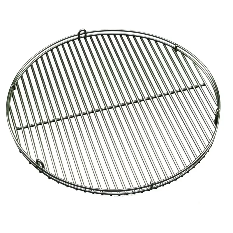 All-round steel-bar suspended stainless steel grill